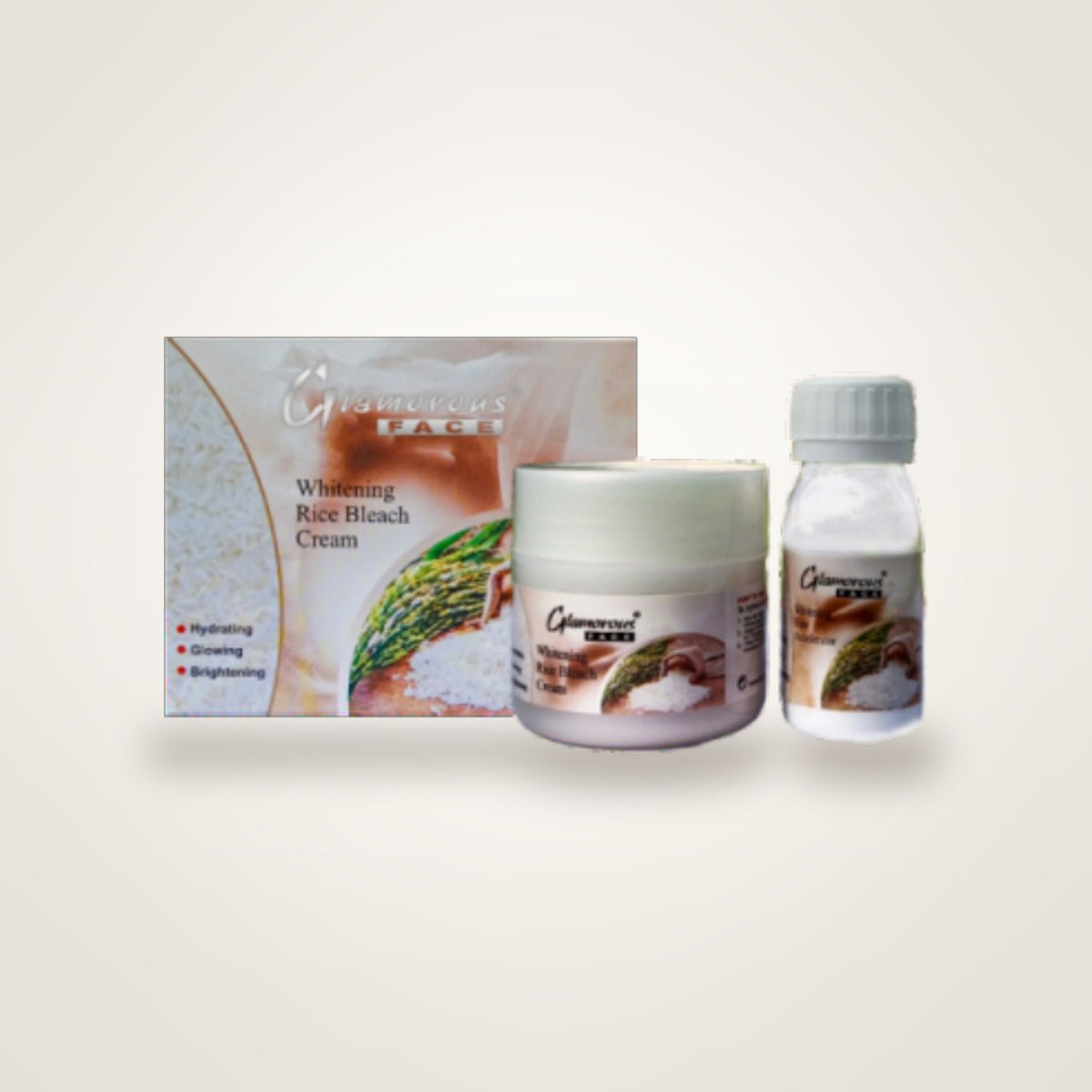 Glamorous Face Rice Bleach Cream