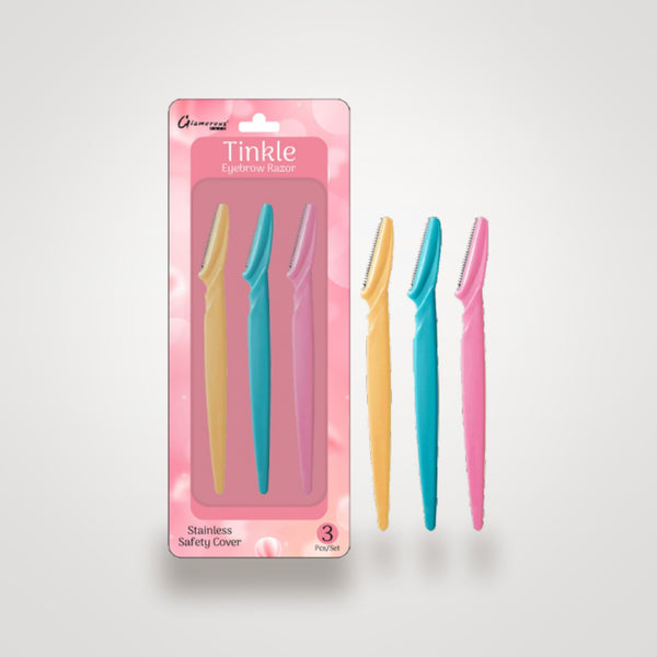 Glamorous Face 3 in 1 Tinkle Eyebrow Razor