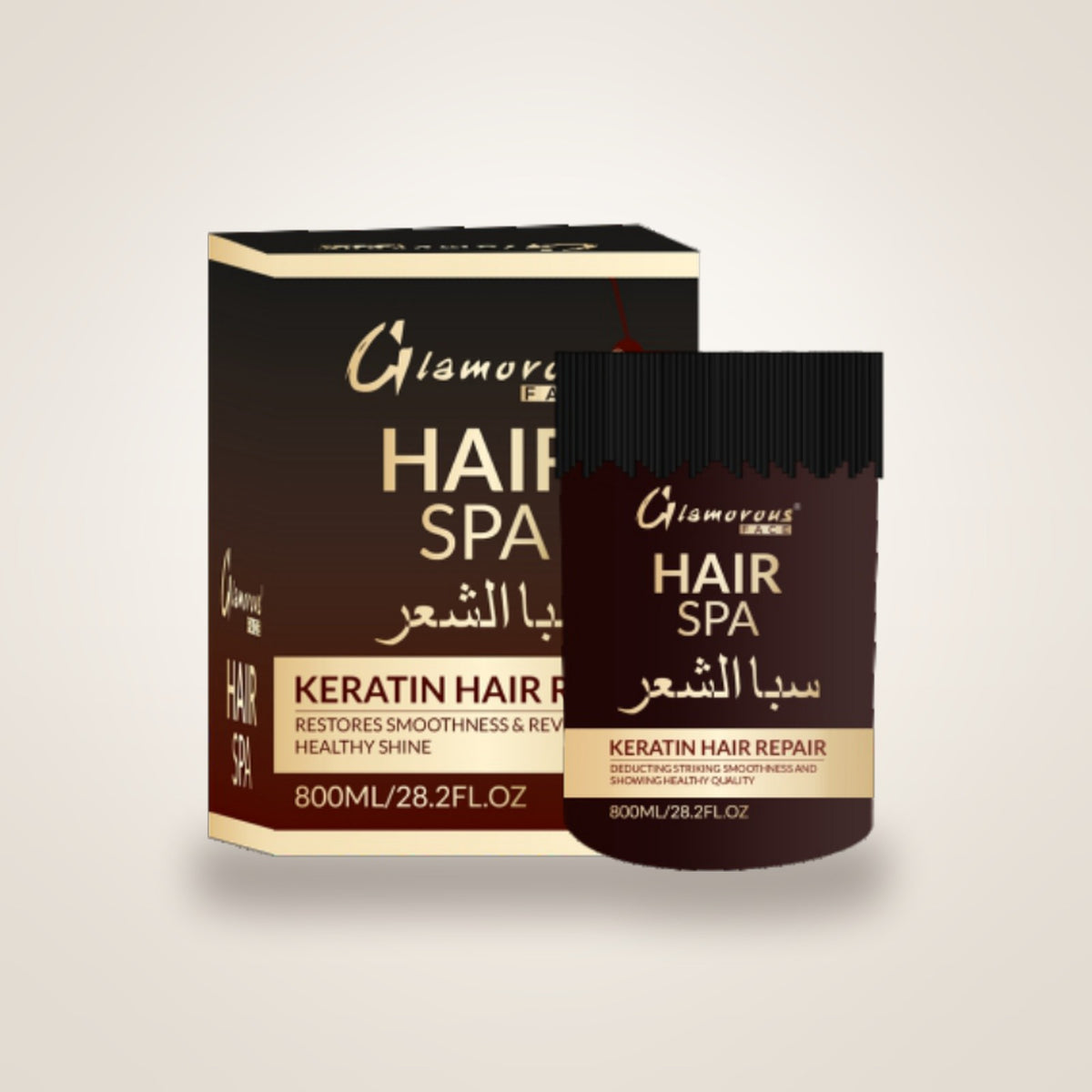 Glamorous Face Keratin Hair Spa Mask 800ml