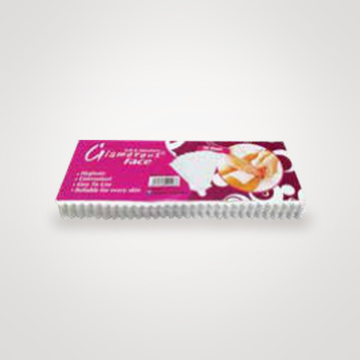 Glamorous Face Wax Cotton Strips Small