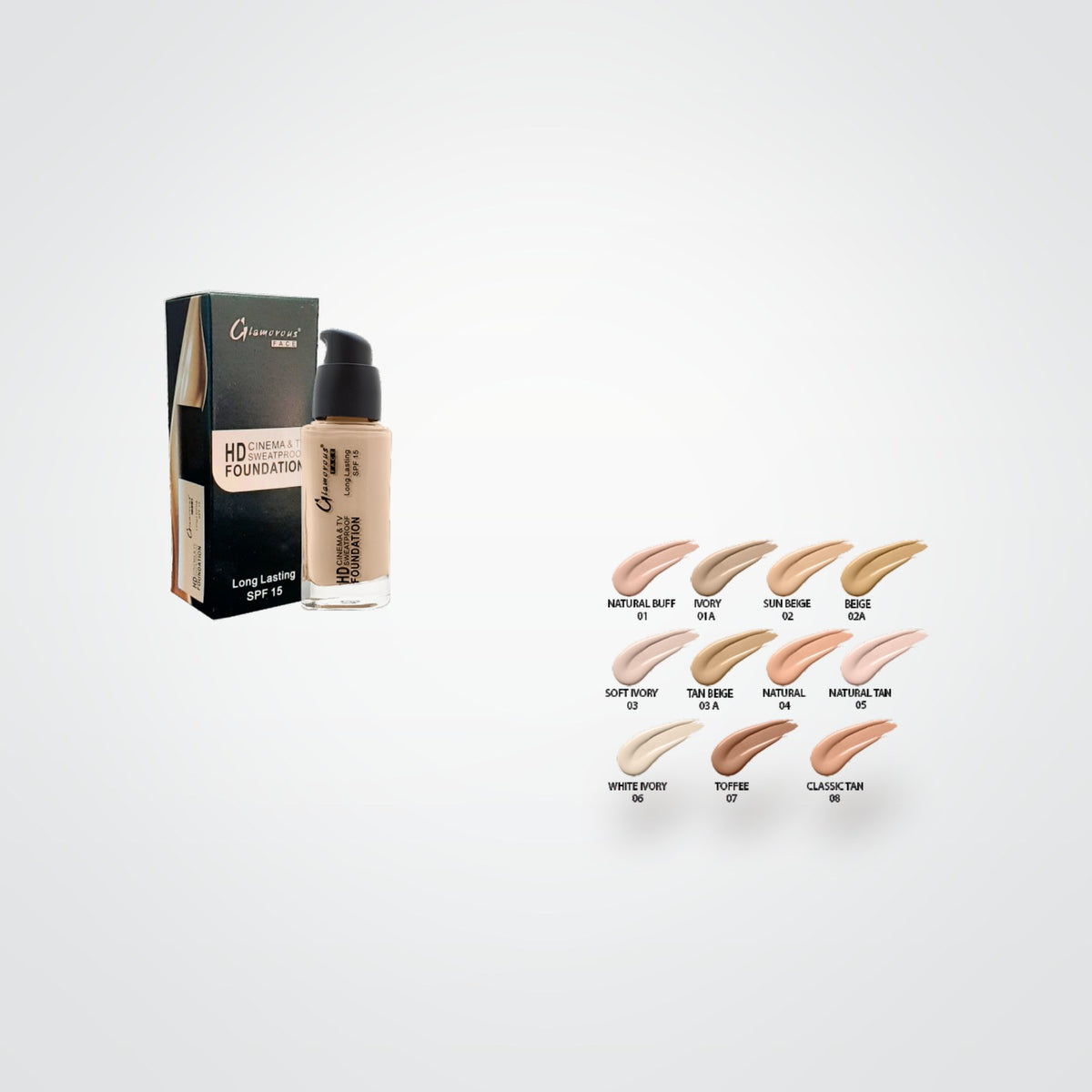 Glamorous Face HD Sweat Proof Foundation
