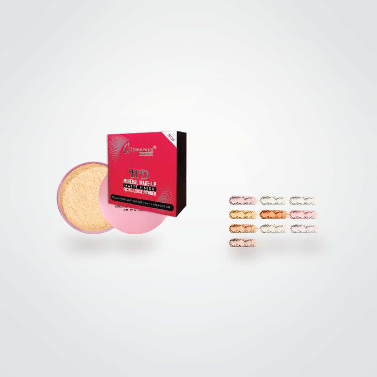 Glamorous Face HD Matte Finish Fixing Loose Powder