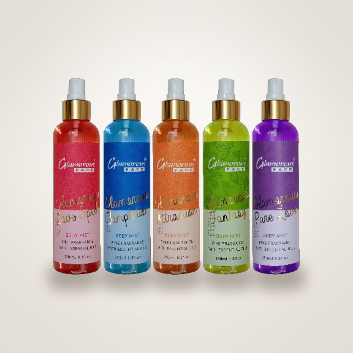 Glamorous Face Body Mist (5 Fragrances)