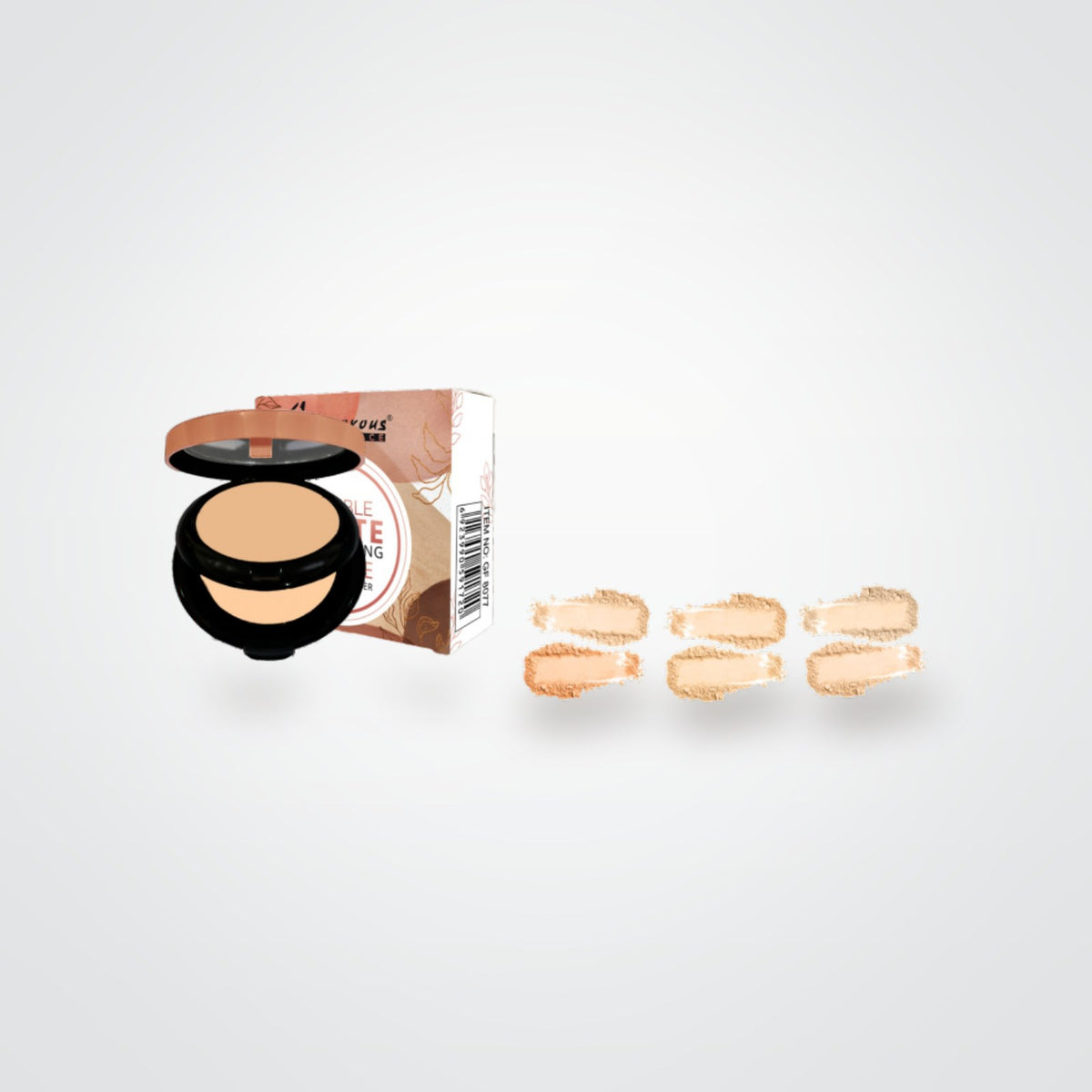 Glamorous Face Invisible Matte Double Compact Powder